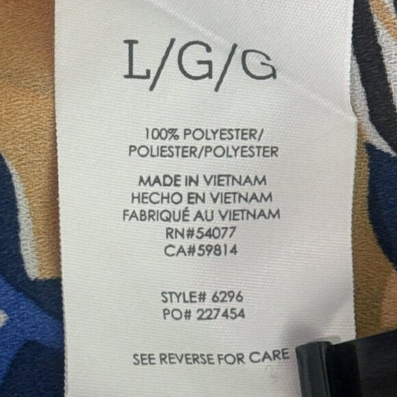 CABI Island Floral Blouse Peach/Floral Sz L Style #6296 NWOT - Picture 5 of 5